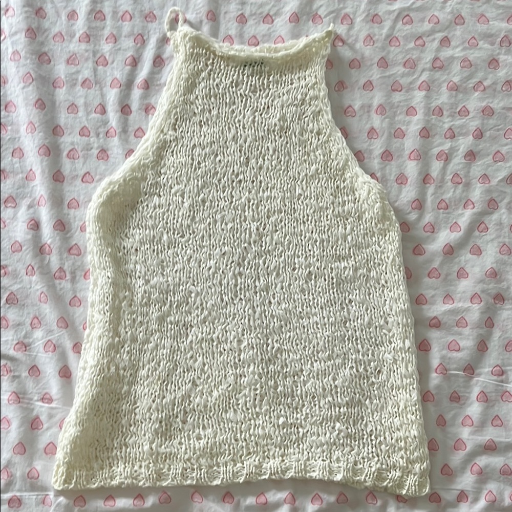 United Colors Of Benetton Open-Knit Tank Top